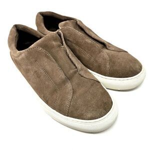 JSlides Womens Brown Suede Slip On Comfort‎ Shoes Size 8